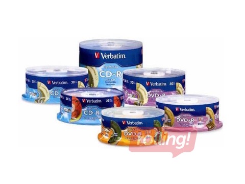 Matricas DVD+RW SERL Verbatim DLP 4.7GB 4x 25 Pack Spindle