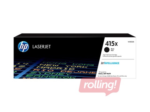 Tonera kasete HP 415X, melna (7500 lpp)